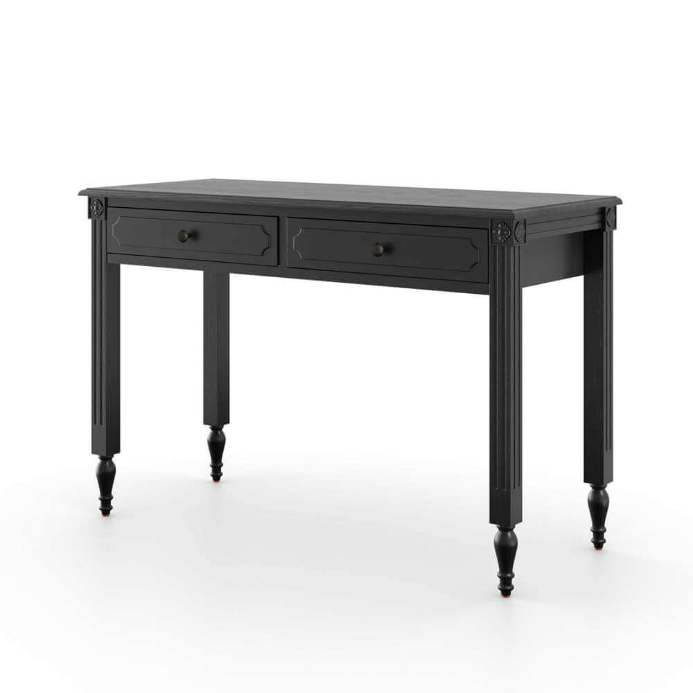 Casterton Dressing Table and Stool, Black